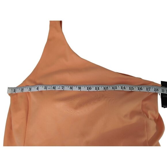 DSG Athletic Dress Womens XXL Orange Removable Shorts One Shoulder Attached Bra - Picture 15 of 16